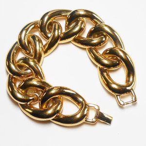 Chunky Gold Tone Givenchy Bracelet